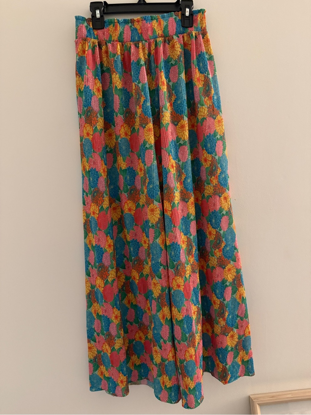 Zara Multicolor Floral Wide-Leg Pants - Picture 2 of 2